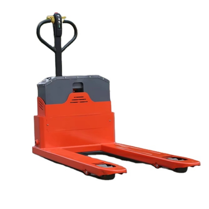 Fully Electric Walkie Pallet Trucks with load capacity 1 ton 1.5 tons 2 tons and 3 tons for option. 