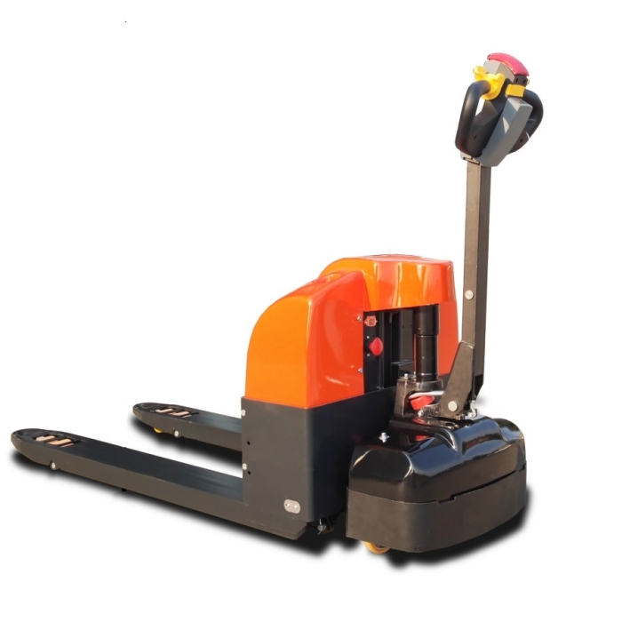 Motorized Pallet Jack Fully-electric type for sale, with Lithium battery and Lead-acid Battery power for the option. 